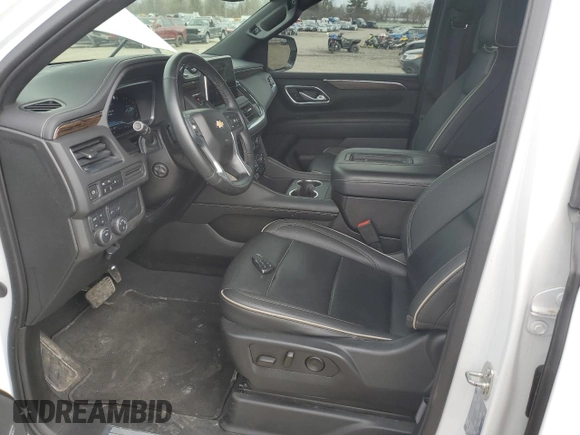 2023 Chevrolet Tahoe Premier with VIN 1GNSKSKD0PR217513, listed as a Copart auction lot 54702845 with 55,424 mi miles and Salvage title. Bid and sale history available at DreamBid. Image 7.