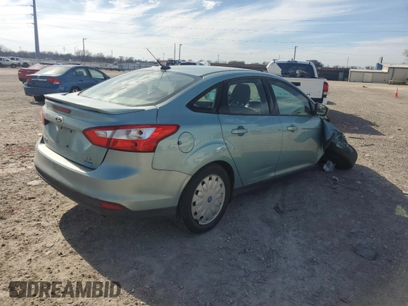 2012 Ford Focus SE with VIN 1FAHP3F29CL151372, listed as a Copart auction lot 46875825 with 183,108 mi miles and Salvage Title. Bid and sale history available at DreamBid. Image 3.