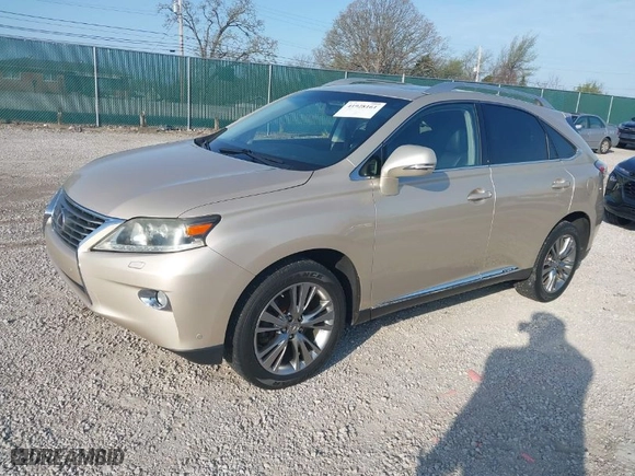 2013 Lexus RX 450h with VIN JTJBC1BA8D2054780, listed as a IAAI auction lot 41928161 with 160,154 mi miles. Bid and sale history available at carsss.com. Image 2.