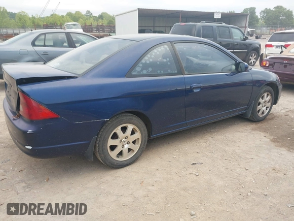 2003 Honda Civic EX with VIN 1HGEM22963L041691, listed as a IAAI auction lot 42205693 with 234,582 mi miles and . Bid and sale history available at DreamBid. Image 4.