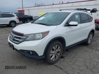 2012 Honda CR-V EX-L with VIN 5J6RM4H71CL078546, listed as a IAAI auction lot 41637472 with 165,377 mi miles. Bid and sale history available at carsss.com. Image 2.