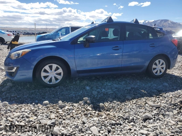 2016 Subaru Impreza 2.0i z VIN JF1GPAA63G8242480, wystawiony jako Copart lot #50347655 z przebiegiem 126 426 mil mil oraz Szkoda całkowita • Salvage title. Historia ofert i sprzedaży dostępna na DreamBid. Obrazek 1.