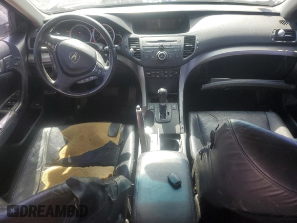 2010 Acura TSX with VIN JH4CU2F62AC002145, listed as a Copart auction lot 58056325 with 181,660 mi miles and Salvage title. Bid and sale history available at DreamBid. Image 8.