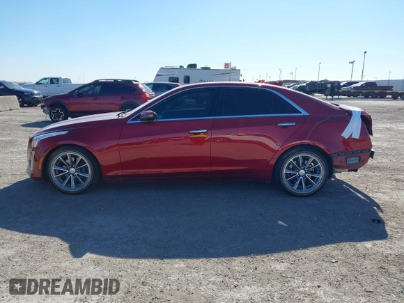 2018 Cadillac CTS Sedan Luxury AWD with VIN 1G6AX5SX0J0141744, listed as a IAAI auction lot 41402270 with 75,620 mi miles. Bid and sale history available at carsss.com. Image 15.