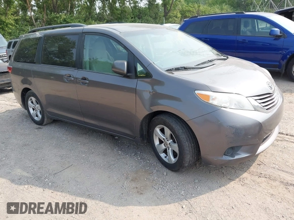 2017 Toyota Sienna LE Auto Access Seat with VIN 5TDKZ3DC5HS806235, listed as a IAAI auction lot 42667828 with 223,996 mi miles and . Bid and sale history available at DreamBid. Image 1.