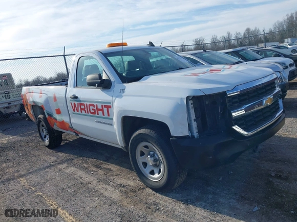 2018 Chevrolet Silverado 1500 Work Truck with VIN 1GCNCNEHXJZ302661, listed as a IAAI auction lot 41778745 with 133,508 mi miles. Bid and sale history available at carsss.com. Image 1.