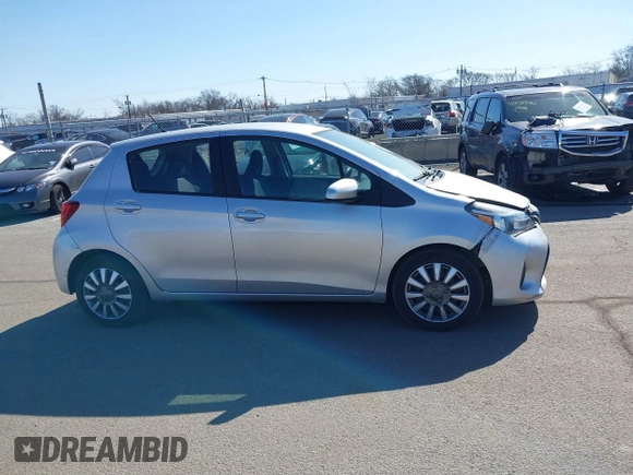 2015 Toyota Yaris L with VIN VNKKTUD38FA048576, listed as a IAAI auction lot 41823728 with 147,476 mi miles. Bid and sale history available at carsss.com. Image 13.