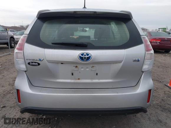 2015 Toyota Prius Two with VIN JTDZN3EU8FJ025687, listed as a IAAI auction lot 41813893 with 81,264 mi miles and . Bid and sale history available at DreamBid. Image 16.
