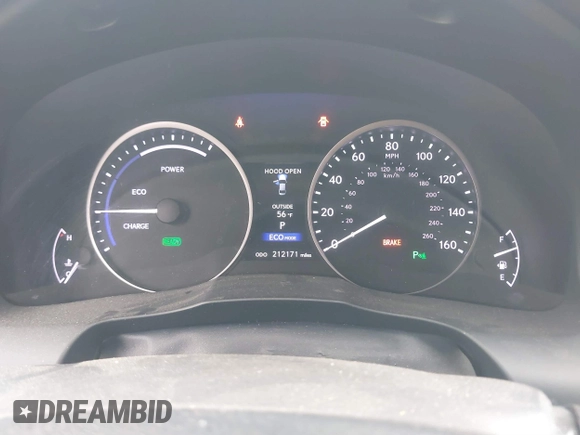 2015 Lexus ES 300h with VIN JTHBW1GG8F2098481, listed as a IAAI auction lot 41488504 with 212,171 mi miles and . Bid and sale history available at DreamBid. Image 7.