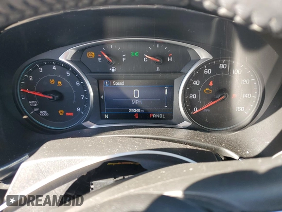 2021 Chevrolet Equinox LT with VIN 3GNAXKEV4ML394893, listed as a Copart auction lot 86862614 with 29,346 mi miles and Salvage Title. Bid and sale history available at DreamBid. Image 9.