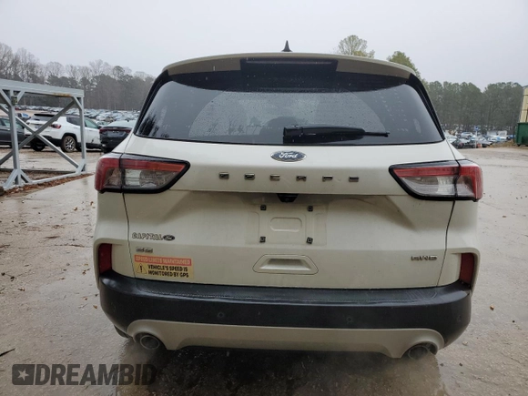 2022 Ford Escape SE with VIN 1FMCU9G67NUA60711, listed as a Copart auction lot 44436115 with 118,854 mi miles and Clean Title. Bid and sale history available at carsss.com. Image 6.