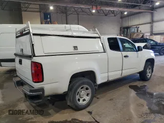 2022 Chevrolet Colorado 2WD Work Truck with VIN 1GCHSBEA7N1216598, listed as a Copart auction lot 80297174 with 0 mi miles and Salvage Title. Bid and sale history available at carsss.com. Image 3.