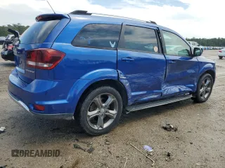 2015 Dodge Journey Crossroad with VIN 3C4PDCGG4FT605710, listed as a Copart auction lot 56181445 with 57,297 mi miles and Salvage title. Bid and sale history available at DreamBid. Image 3.