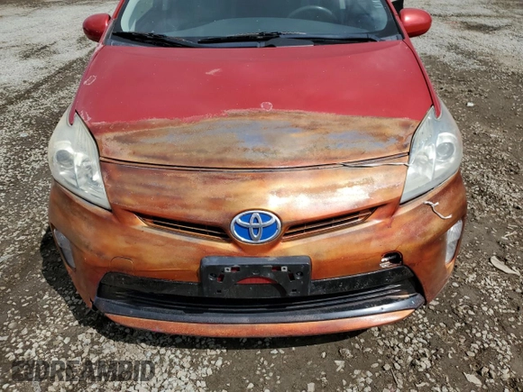 2012 Toyota Prius One with VIN JTDKN3DU6C5477032, listed as a Copart auction lot 51830945 with 196,872 mi miles and Salvage Title. Bid and sale history available at carsss.com. Image 11.