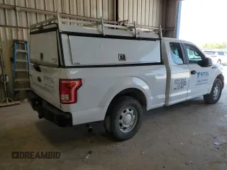 2017 Ford F-150 XL with VIN 1FTEX1CF0HKE13821, listed as a Copart auction lot 52849845 with 104,052 mi miles and Salvage Title. Bid and sale history available at carsss.com. Image 3.