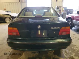 1997 BMW 5 Series 528iA with VIN WBADD6325VBW23550, listed as a Copart auction lot 87943625 with 216,901 mi miles and Salvage Title. Bid and sale history available at carsss.com. Image 6.