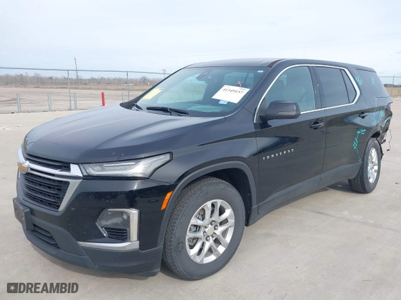 2022 Chevrolet Traverse LS with VIN 1GNERFKW5NJ119395, listed as a IAAI auction lot 41349157 with 52,406 mi miles. Bid and sale history available at carsss.com. Image 17.