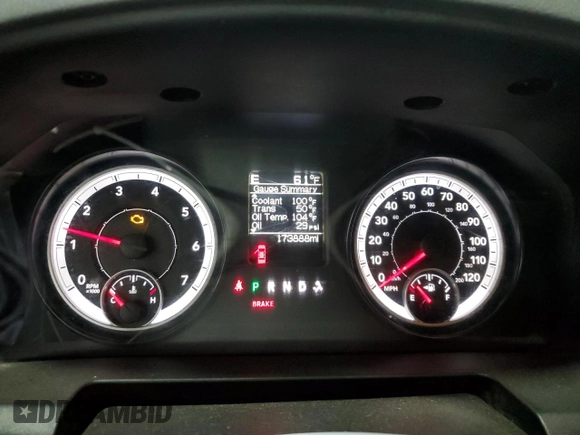 2015 Ram 2500 Tradesman with VIN 3C6UR5CJ1FG505081, listed as a Copart auction lot 79497204 with 173,888 mi miles and Salvage Title. Bid and sale history available at carsss.com. Image 9.