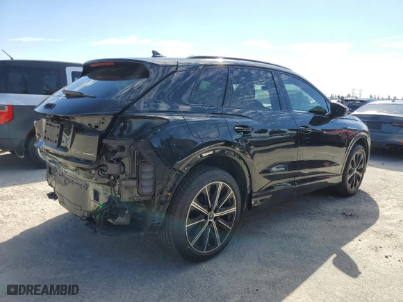 2022 Audi Q4 e-tron Premium Plus with VIN WA1L2BFZ5NP048224, listed as a Copart auction lot 45727985 with 38,022 mi miles and Salvage Title. Bid and sale history available at carsss.com. Image 3.