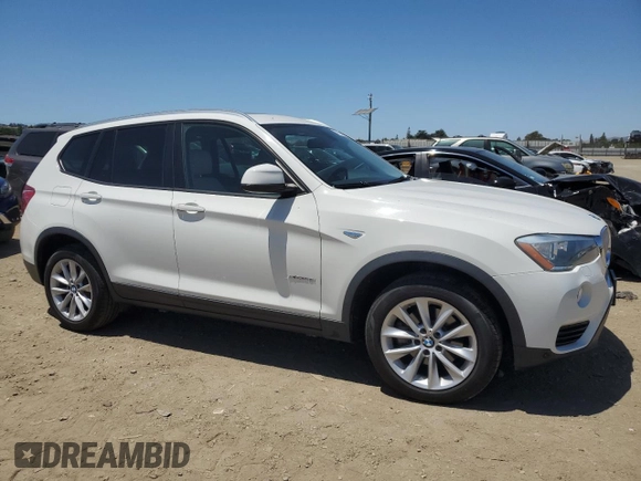 2015 BMW X3 xDrive28i z VIN 5UXWX9C59F0D58645, wystawiony jako Copart lot #57898405 z przebiegiem 99 737 mil mil oraz Szkoda całkowita • Salvage title. Historia ofert i sprzedaży dostępna na DreamBid. Obrazek 4.