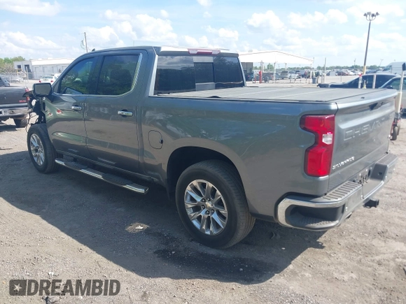 2021 Chevrolet Silverado 1500 LTZ with VIN 3GCUYGED0MG197753, listed as a IAAI auction lot 41792439 with 79,589 mi miles and . Bid and sale history available at DreamBid. Image 3.