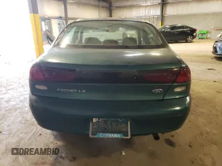 1997 Ford Escort LX with VIN 1FALP13P8VW210282, listed as a Copart auction lot 60137534 with 78,943 mi miles and Salvage Title. Bid and sale history available at carsss.com. Image 6.