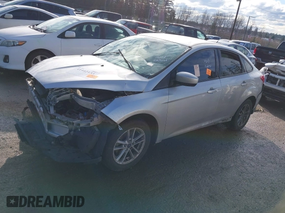 2018 Ford Focus SE with VIN 1FADP3F22JL262373, listed as a IAAI auction lot 41442133 with 1 mi miles. Bid and sale history available at carsss.com. Image 2.