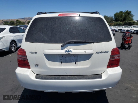 2003 Toyota Highlander z VIN JTEGF21A530084266, wystawiony jako Copart lot #60761465 z przebiegiem 128 592 mil mil oraz Szkoda całkowita • Salvage title. Historia ofert i sprzedaży dostępna na DreamBid. Obrazek 6.