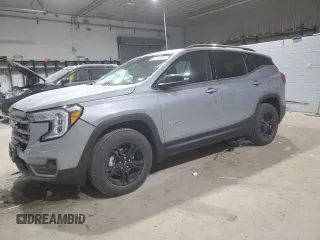 2024 GMC Terrain AT4 with VIN 3GKALYEG9RL267822, listed as a Copart auction lot 87405664 with 5,554 mi miles and Salvage Title. Bid and sale history available at carsss.com. Image 1.