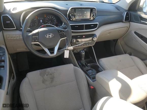 2020 Hyundai Tucson SEL with VIN KM8J33ALXLU148848, listed as a Copart auction lot 41894835 with 55,444 mi miles and Salvage Title. Bid and sale history available at carsss.com. Image 8.