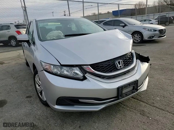 2015 Honda Civic Sedan LX with VIN 19XFB2F58FE111642, listed as a Copart auction lot 49540255 with 94,484 mi miles and Salvage Title. Bid and sale history available at carsss.com. Image 11.