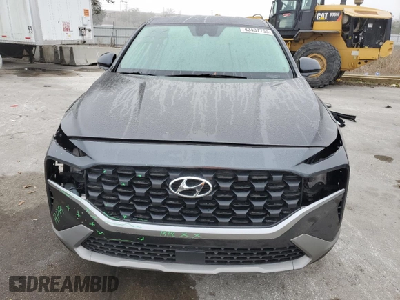 2021 Hyundai Santa Fe SE with VIN 5NMS14AJ8MH366606, listed as a Copart auction lot 43437755 with 53,109 mi miles and Salvage Title. Bid and sale history available at carsss.com. Image 5.