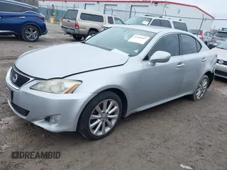 2006 Lexus IS 250 with VIN JTHCK262762003730, listed as a IAAI auction lot 41490307 with 188,002 mi miles and . Bid and sale history available at DreamBid. Image 2.