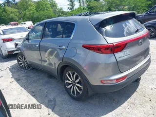 2019 Kia Sportage EX with VIN KNDPN3AC5K7591849, listed as a IAAI auction lot 42166917 with 50,984 mi miles and . Bid and sale history available at DreamBid. Image 3.