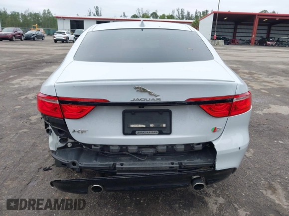 2018 Jaguar XF with VIN SAJBG4FV9JCY55697, listed as a IAAI auction lot 41406469 with 55,572 mi miles and . Bid and sale history available at DreamBid. Image 17.
