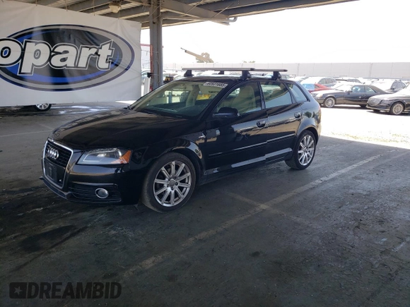 2013 Audi A3 Premium Plus with VIN WAUKJAFM0DA030456, listed as a Copart auction lot 60931685 with 107,250 mi miles and Salvage title. Bid and sale history available at DreamBid. Image 1.