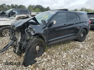 2021 Ford Police Interceptor Utility z VIN 1FM5K8AB9MGB46548, wystawiony jako Copart lot #50128725 z przebiegiem Nie podano mil oraz Nie do naprawy. Historia ofert i sprzedaży dostępna na DreamBid. Obrazek 1.