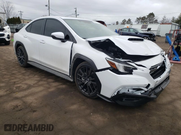 2024 Subaru WRX Limited with VIN JF1VBAN61R9813574, listed as a Copart auction lot 47877155 with 258 mi miles and Salvage title. Bid and sale history available at DreamBid. Image 4.