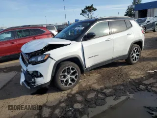 2024 Jeep Compass Limited with VIN 3C4NJDCN4RT139842, listed as a Copart auction lot 51606655 with 13,455 mi miles and Clean title. Bid and sale history available at DreamBid. Image 1.