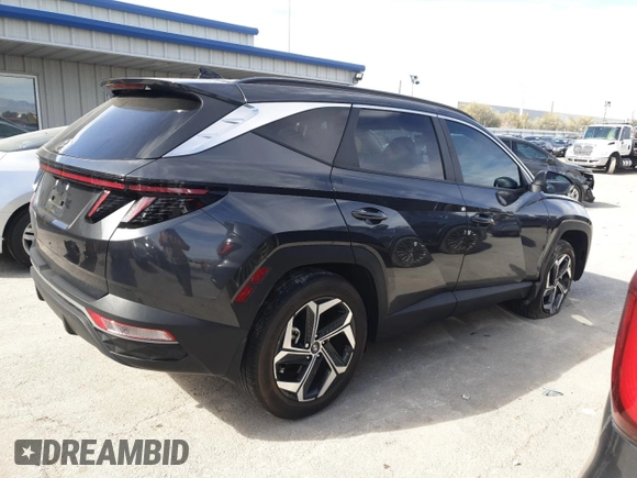 2023 Hyundai Tucson SEL with VIN 5NMJF3AE3PH267450, listed as a Copart auction lot 46191015 with 2,553 mi miles and Salvage Title. Bid and sale history available at carsss.com. Image 3.