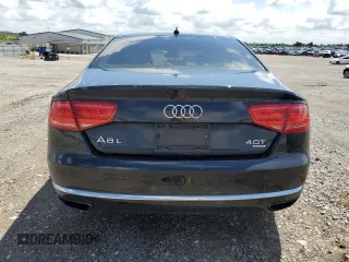2014 Audi A8 4.0T with VIN WAUR2AFD0EN004347, listed as a Copart auction lot 56222025 with 108,517 mi miles and Salvage title. Bid and sale history available at DreamBid. Image 6.