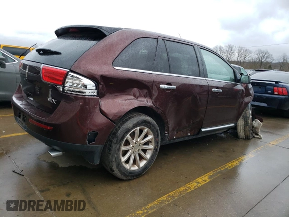 2012 Lincoln MKX with VIN 2LMDJ6JK2CBL18934, listed as a Copart auction lot 86806504 with 83,228 mi miles and Salvage Title. Bid and sale history available at carsss.com. Image 3.