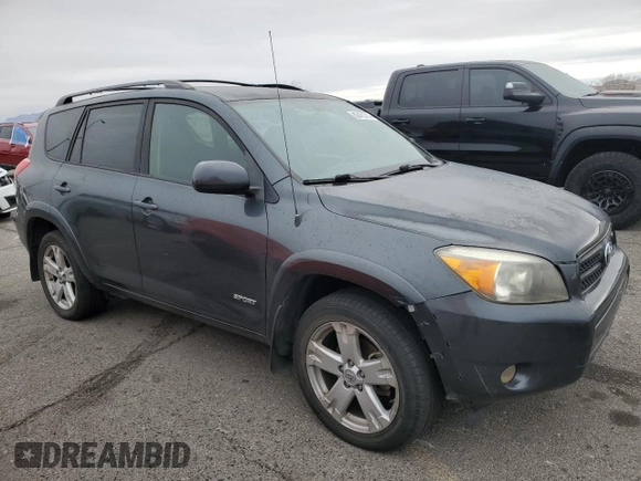 2006 Toyota RAV4 Sport with VIN JTMBK32V265003619, listed as a Copart auction lot 82472714 with 169,087 mi miles and Clean Title. Bid and sale history available at carsss.com. Image 4.