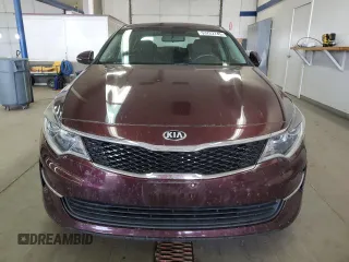 2018 Kia Optima LX with VIN 5XXGT4L33JG265983, listed as a Copart auction lot 53722745 with 82,233 mi miles and Salvage title. Bid and sale history available at DreamBid. Image 5.