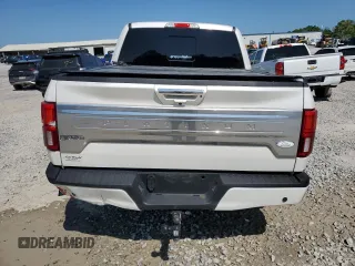 2018 Ford F-150 XL with VIN 1FTEW1E56JFA55341, listed as a Copart auction lot 54737115 with 114,581 mi miles and Salvage title. Bid and sale history available at DreamBid. Image 6.
