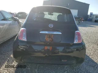 2016 FIAT 500e with VIN 3C3CFFGE3GT136155, listed as a Copart auction lot 63706515 with 39,581 mi miles and Salvage title. Bid and sale history available at DreamBid. Image 6.