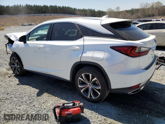 2021 Lexus RX with VIN 2T2HZMAA8MC202308, listed as a Copart auction lot 50890575 with 32,981 mi miles and Salvage Title. Bid and sale history available at carsss.com. Image 2.