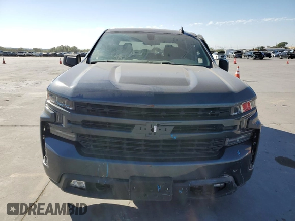 2021 Chevrolet Silverado 1500 RST with VIN 1GCPWDED5MZ392314, listed as a Copart auction lot 75276924 with 43,620 mi miles and Salvage Title. Bid and sale history available at carsss.com. Image 5.