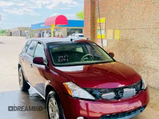 2007 Nissan Murano SL с VIN JN8AZ08T27W527641, выставлен на аукционе Copart как лот 61804105 с пробегом 122 000 миль миль и Списание • Salvage title. История ставок и продаж доступна на DreamBid. Изображение 1.