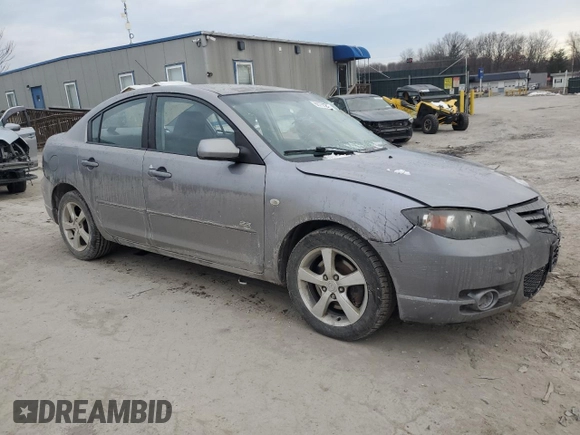 2004 Mazda 3 s with VIN JM1BK323X41163279, listed as a Copart auction lot 88756245 with 163,862 mi miles and Salvage Title. Bid and sale history available at DreamBid. Image 4.